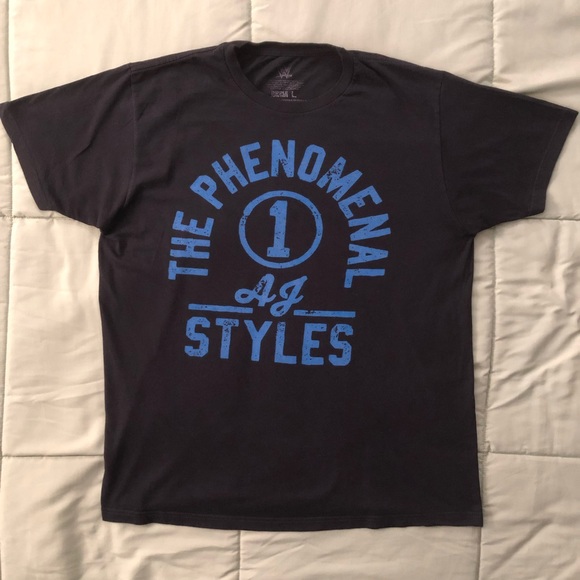 WWE licensed AJ Styles “Phenomenal 1” T-Shirt- Large - Picture 2 of 8